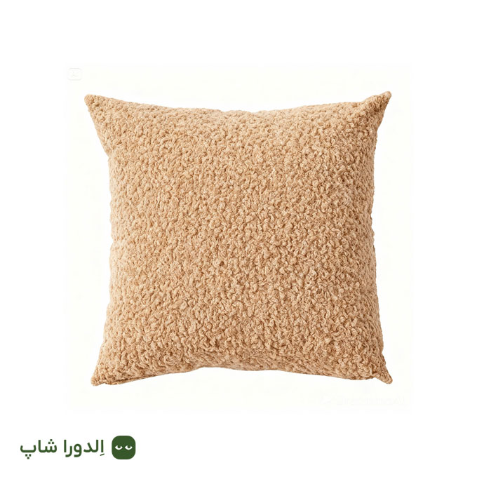 کوسن مربعی با رویه تدی تکی