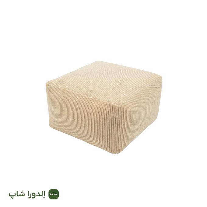 زیرپایی مربعی با رویه پلیسه ای