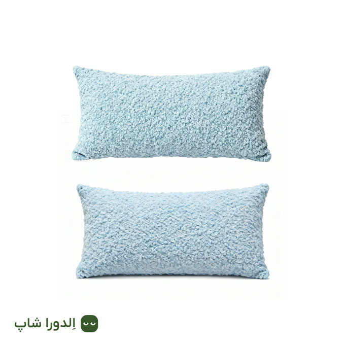 کوسن مستطیلی با رویه تدی جفت