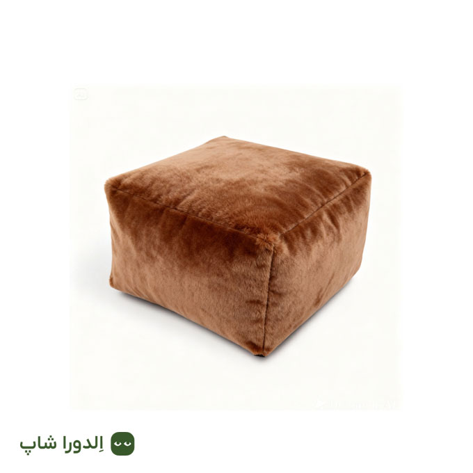 زیرپایی مربعی با رویه پولیش عروسکی