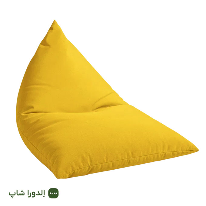 بین بگ مثلثی با رویه مخمل نرم، شیک و راحت – سایز متوسط